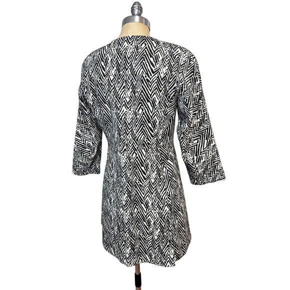 CABI 3034 Zig Zag Ponte Knit Jacket Coat size Small - Picture 5 of 6